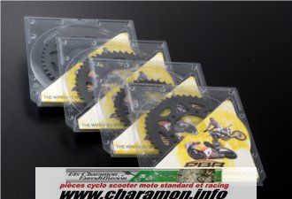 kit chaine PBR pour APRILIA 850 MANA NA 2008 2008 couronne 40 pignon 18 en acier c45 - Image 1